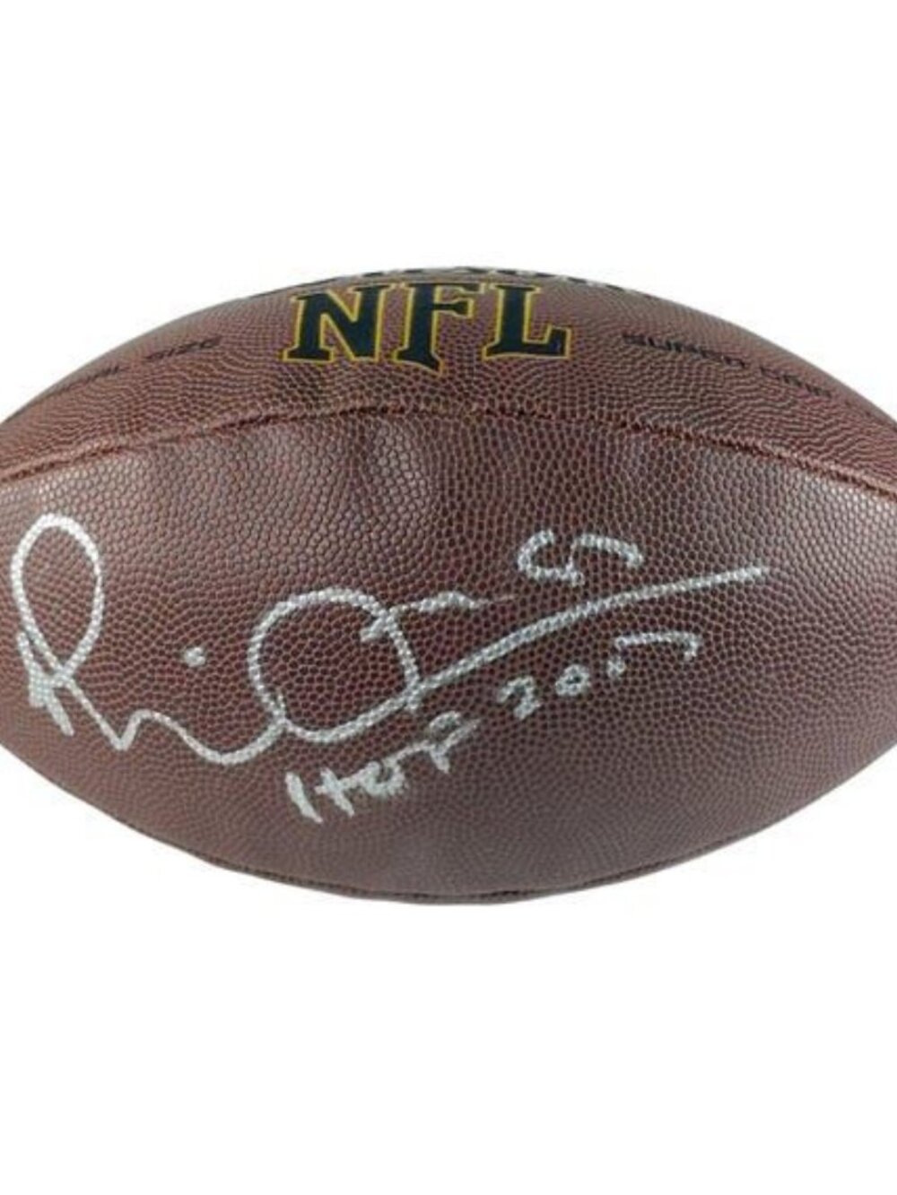 Michael Irvin Signed Wilson NFL Football Cowboys HOF BAS Exact Proof